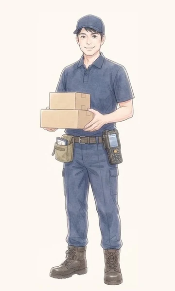 浜さんの立ち姿