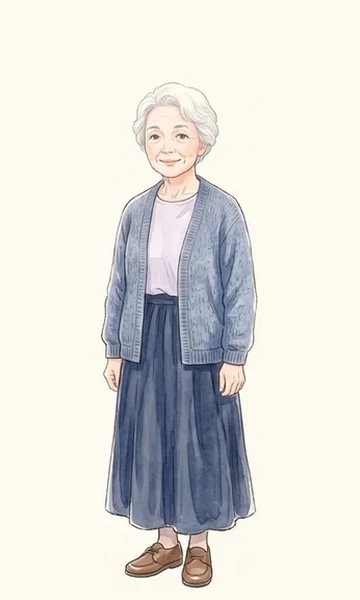 ハルさんの立ち姿