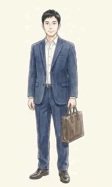 佐々木さんの立ち姿